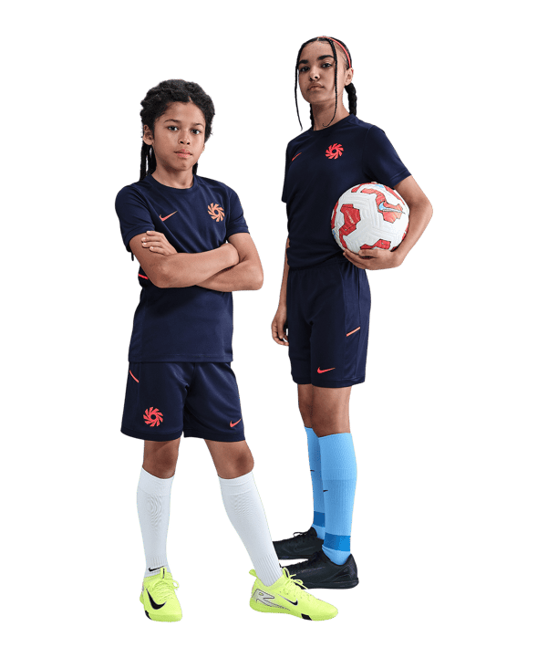 Nike Erling Haaland Academy Shorts Kids Blau F498 - blau