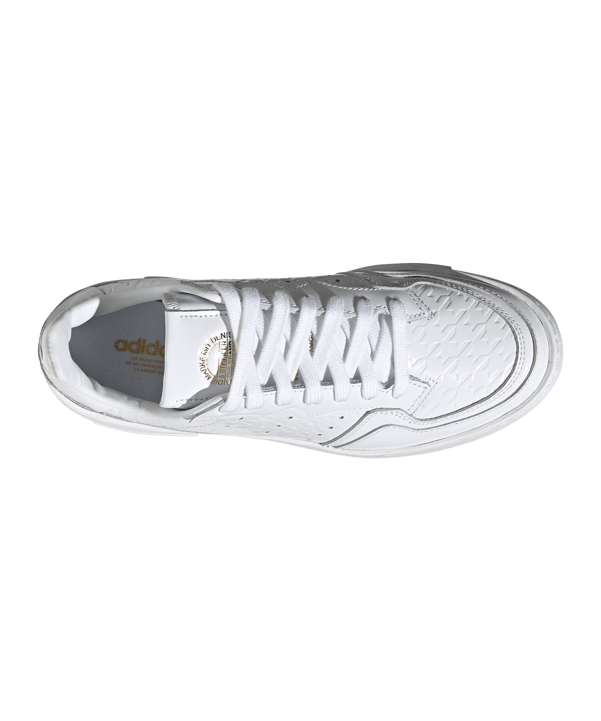 adidas Originals Supercourt Damen Weiss Gold - weiss