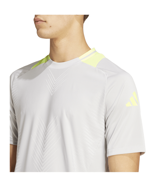 adidas Tiro 24 Pro Training Trikot Grau Gelb - grau