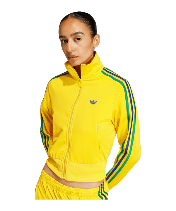 adidas Originals Firebird Classic Jacke Damen Gelb - gelb