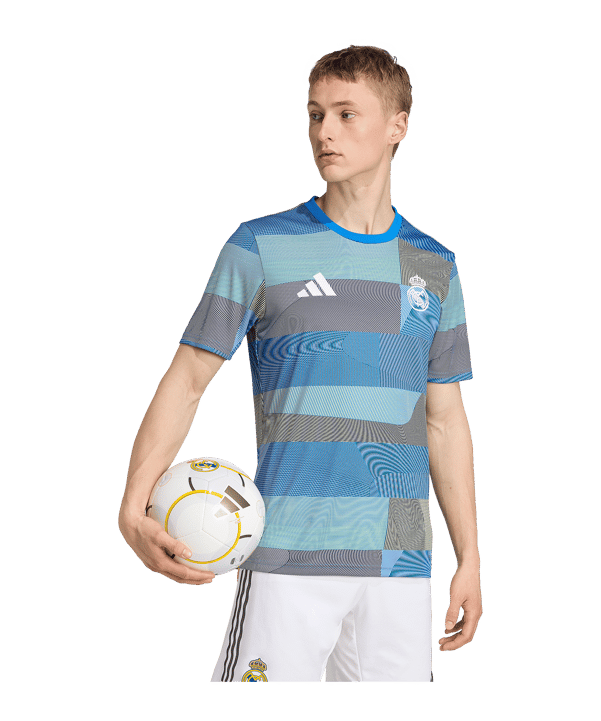 adidas Real Madrid Prematch T-Shirt 2025/2026 Blau - blau