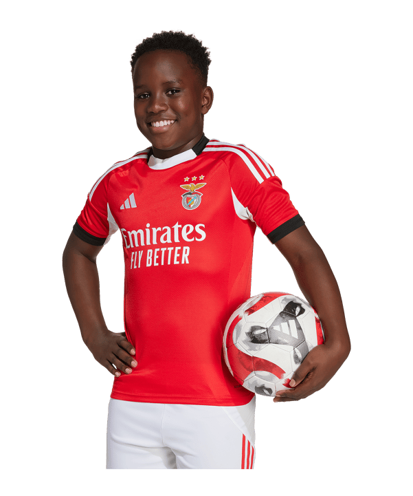adidas Benfica Lissabon Trikot Home 2025/2026 Kids Rot - rot