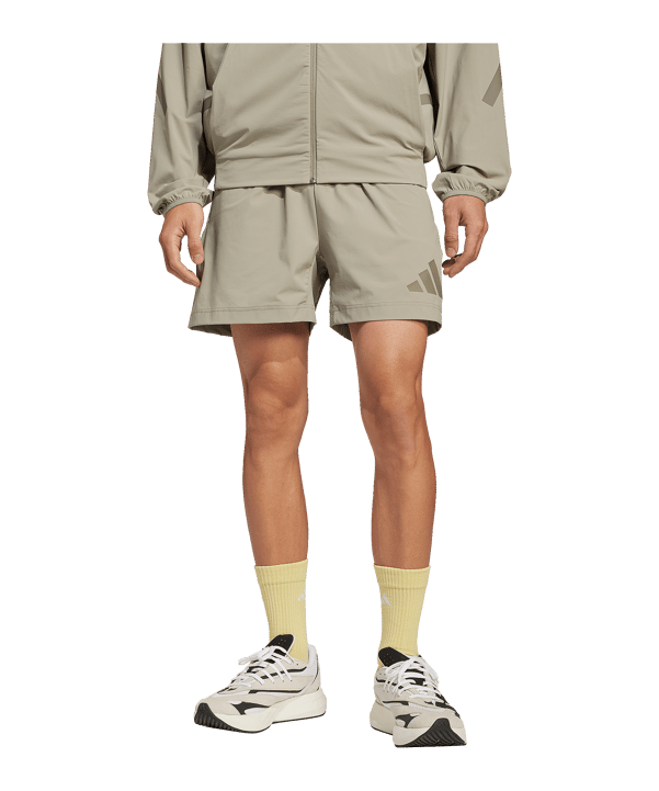 adidas Z.N.E. Woven Short Beige - beige