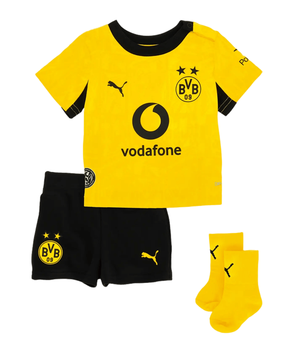 PUMA Borussia Dortmund Trikot Set Home 2026/2027 Kinder Gelb F01 - gelb