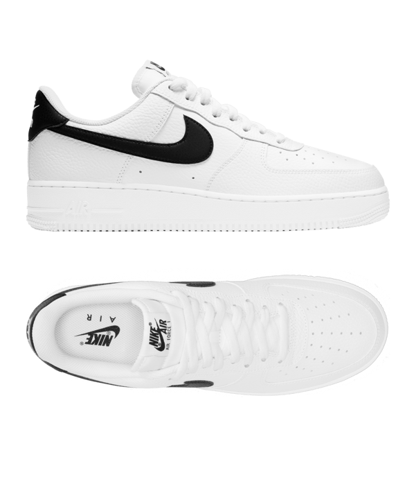 Nike Air Force 1 '07 Schwarz Weiss Schwarz F100 - weiss