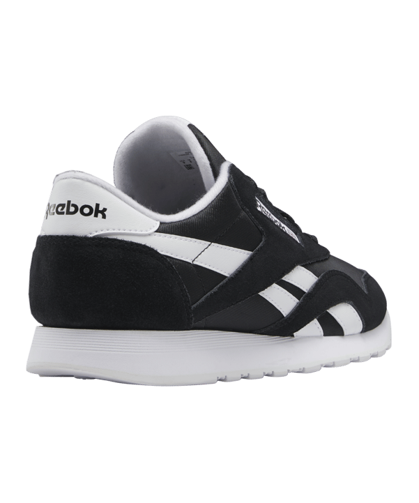 Reebok CL Nylon Schwarz Weiss - schwarz