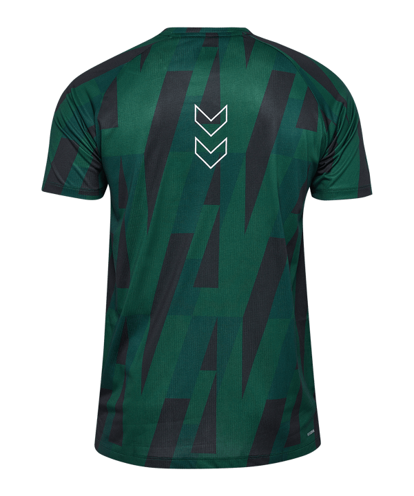 Hummel Court Aop Light Weight T-Shirt Grün F6614 - gruen