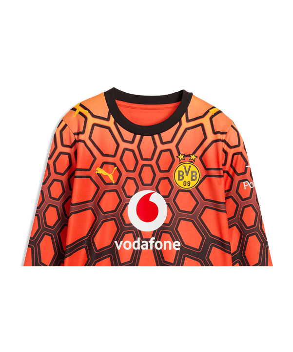 PUMA Borussia Dortmund Torwarttrikot Langarm Kinder Orange F70 - orange