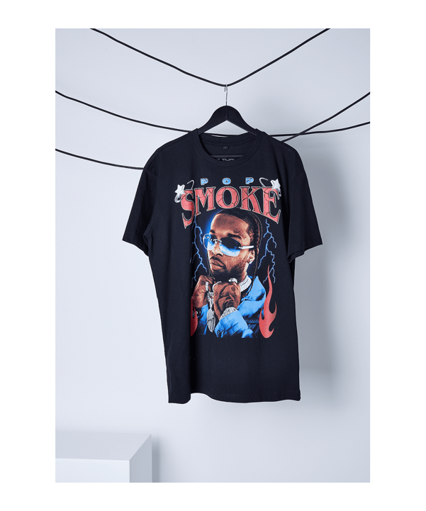 Mister Tee Pop Smoke Faith O T-Shirt Schwarz - schwarz