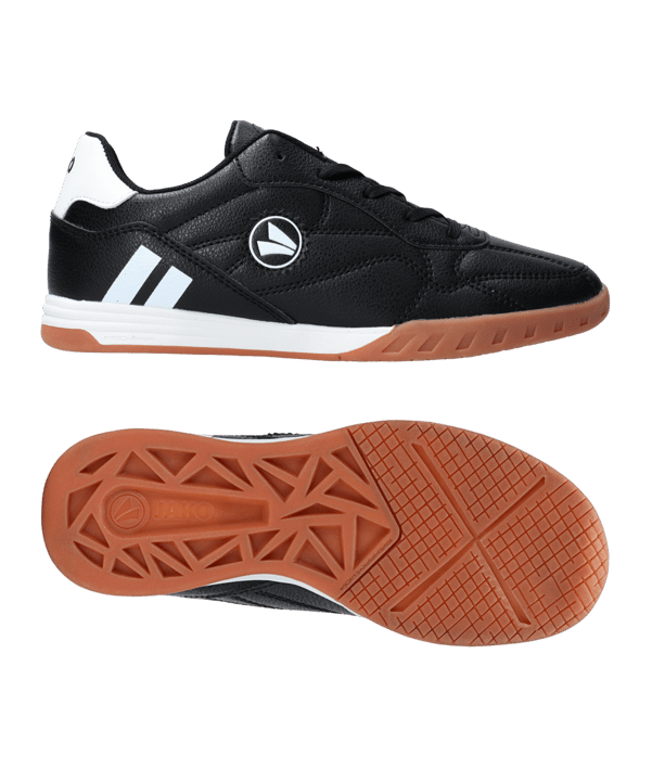 JAKO Classico II ID Jr Kids Schwarz Weiss F802 - schwarz