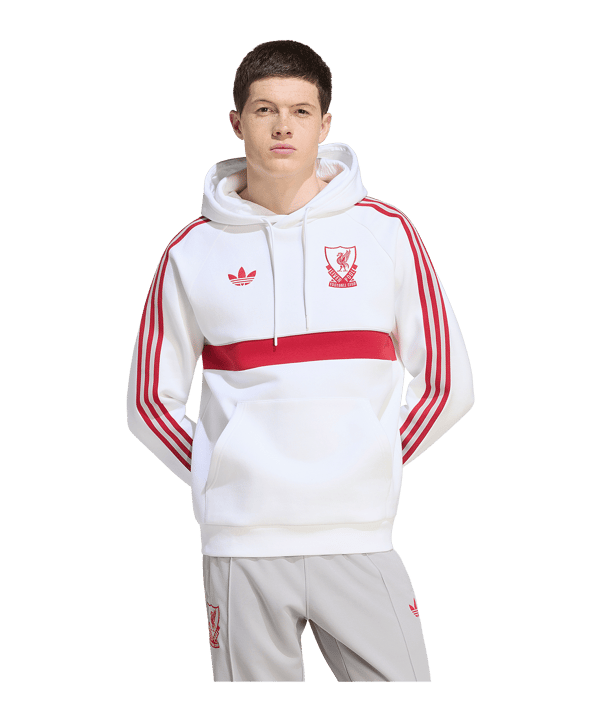 adidas FC Liverpool Originals Hoody Weiß - weiss