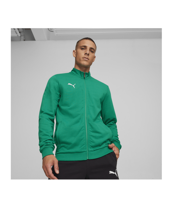 PUMA teamGOAL Casual Trainingsjacke Grün Weiss F05 - gruen