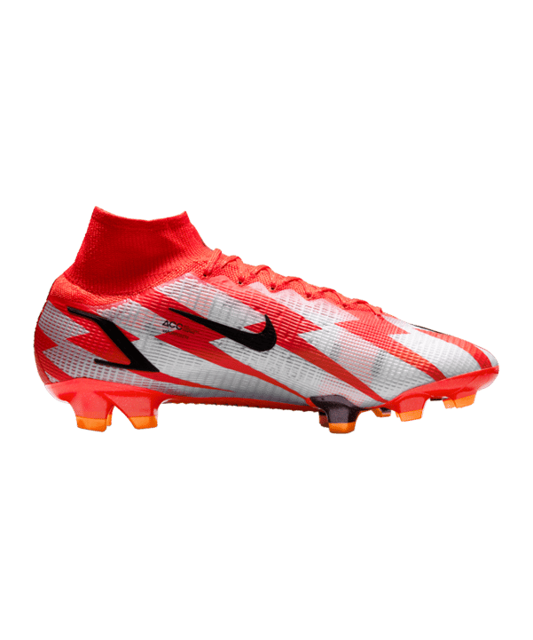 Nike Mercurial Superfly VIII Elite CR7 Spark Positivity FG Rot F600 - rot