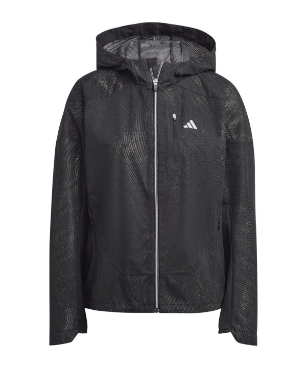 adidas Adizero Trainingsjacke Damen Schwarz - schwarz