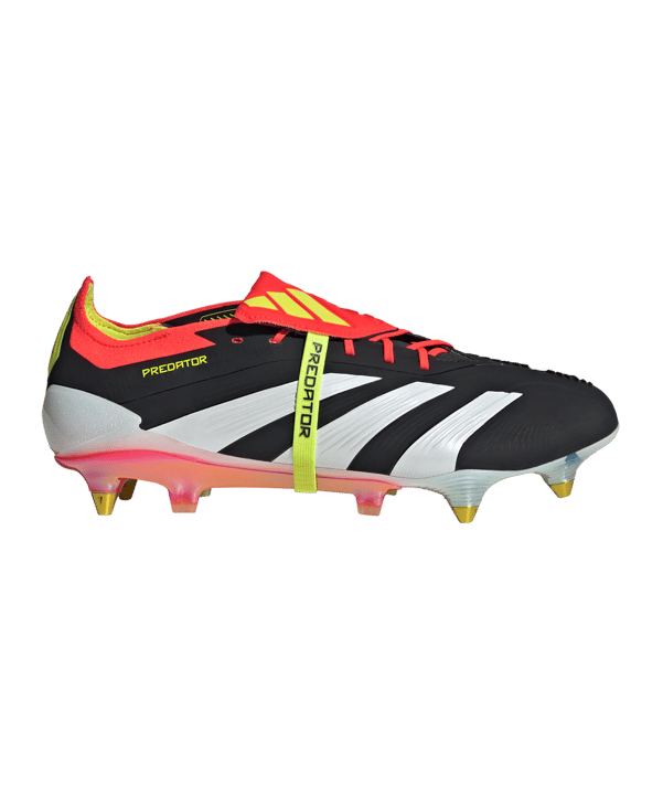 adidas Predator Elite FT SG Solar Energy Schwarz Weiss Rot - schwarz