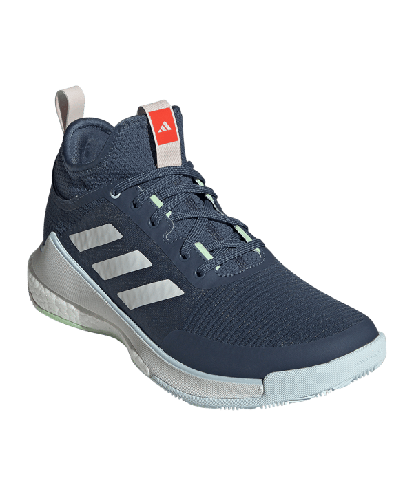 adidas Crazyflight Mid Damen Blau Weiss - blau