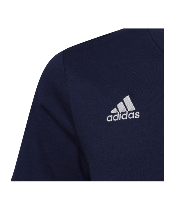 adidas Entrada 22 T-Shirt Kids Blau - blau