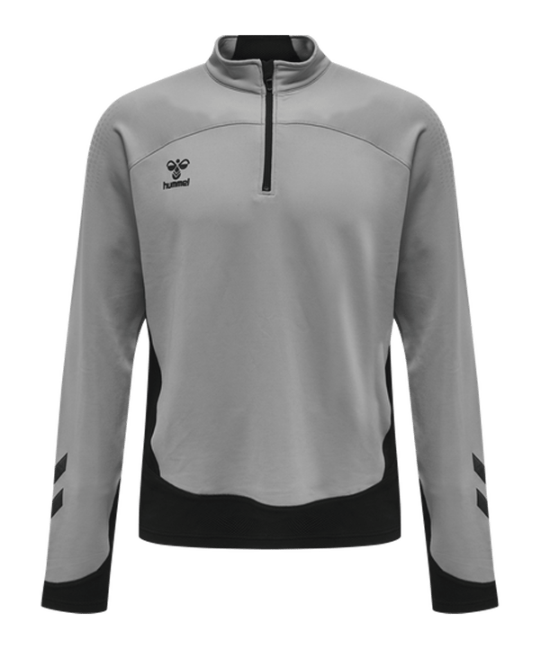Hummel hmlLEAD HalfZip Sweatshirt Kids Grau F2006 - grau