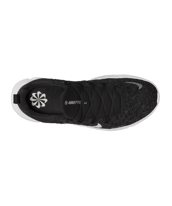 Nike Free 5.0 Running Damen Schwarz Weiss F001 - schwarz