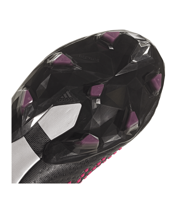 adidas Predator Accuracy.1 L FG Own Your Football Schwarz Weiss Pink - schwarz