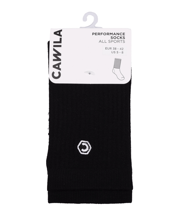 Cawila GEAR Socken PERFORMANCE Schwarz - schwarz