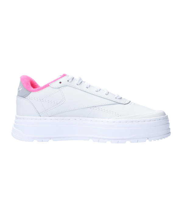 Reebok Club C Double GEO Damen Grau Pink - grau