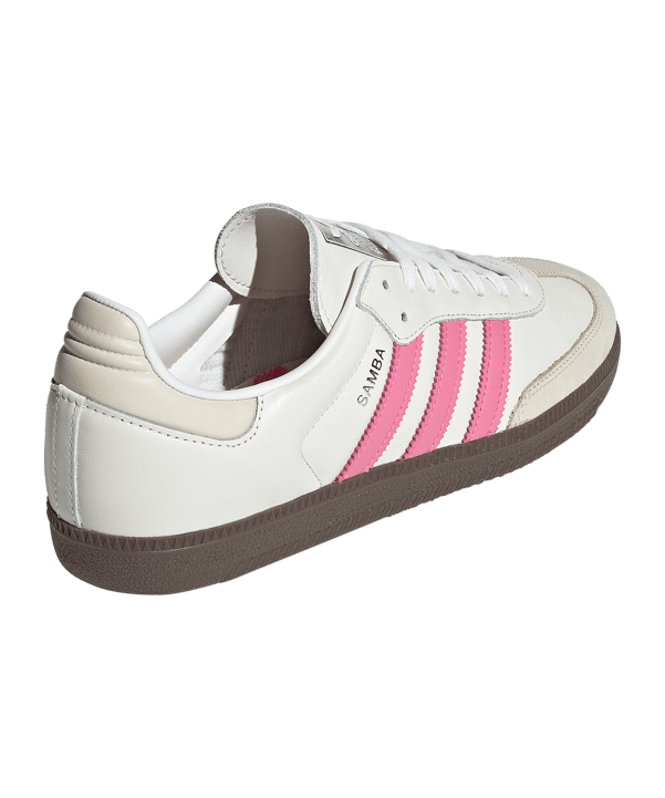 adidas Originals Samba OG Damen Weiss Pink - weiss