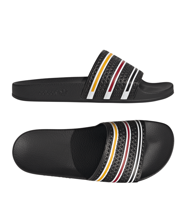 adidas Originals Adilette Deutschland Schwarz - schwarz
