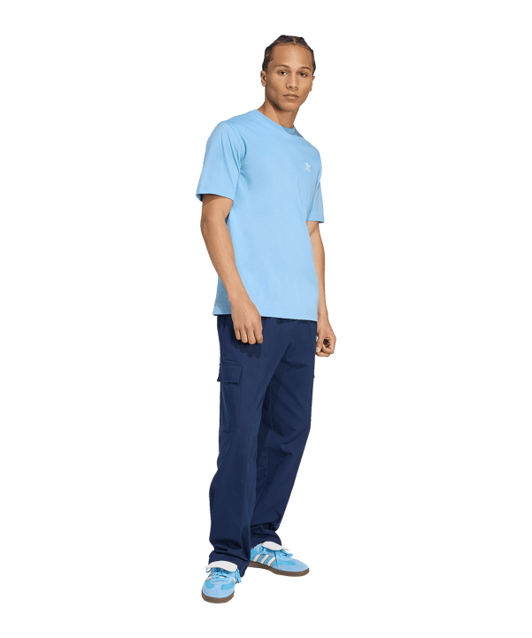 adidas Originals Trefoil Essentials Tee Blue - blau