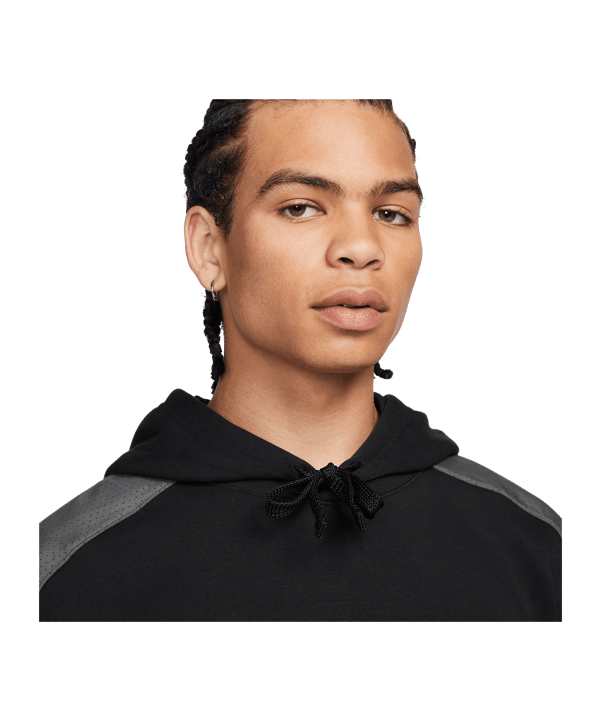 Nike Bb Fleece Hoody Grau F010 - grau