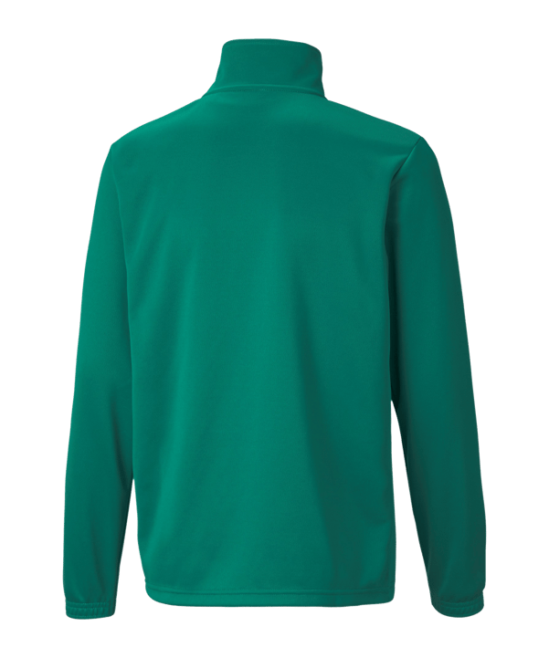 PUMA teamRISE HalfZip Sweatshirt Kids Grün F05 - gruen