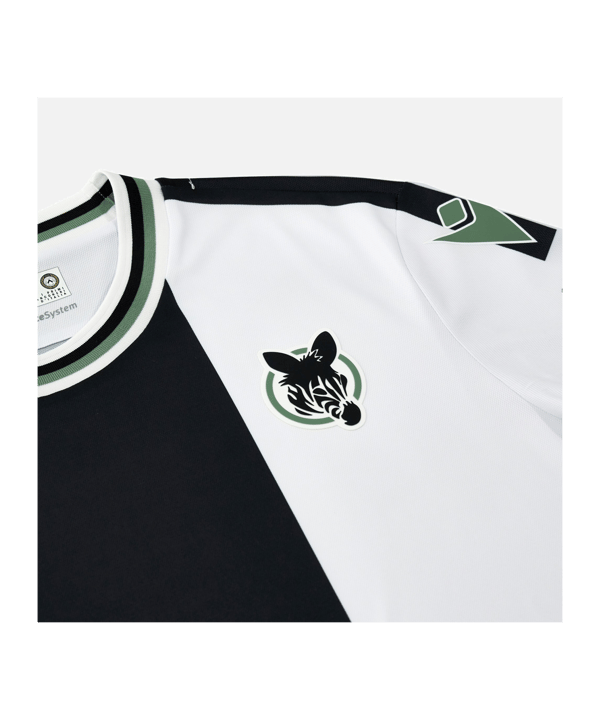 Macron Udinese Calcio Trikot Home 2023/2024 Weiss Schwarz - weiss