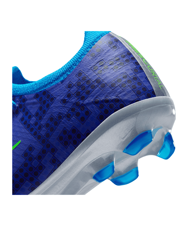 Nike Jr. Air Zoom Mercurial Vapor Pro FG Lego Enfants Bleu C400 - bleu