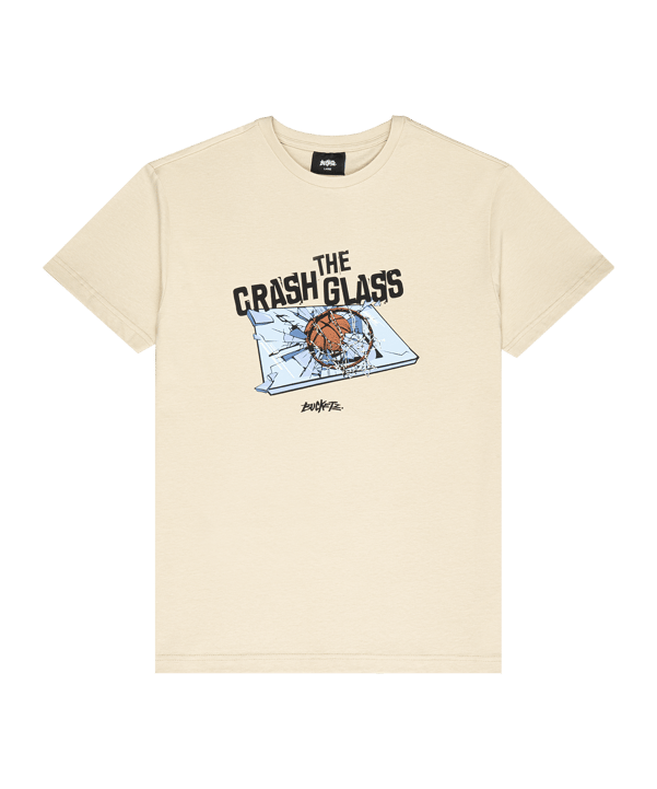 Bucketz Crash the Glass T-Shirt Beige - beige