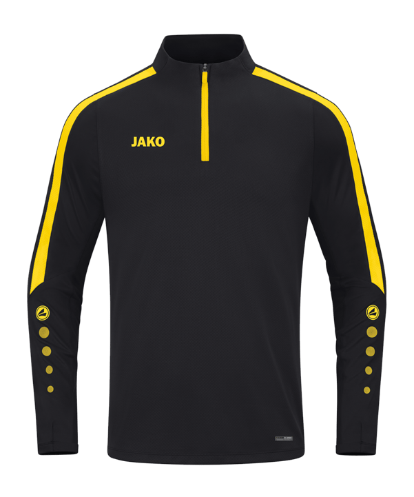 JAKO Power Sweatshirt Schwarz Gelb F803 - schwarz