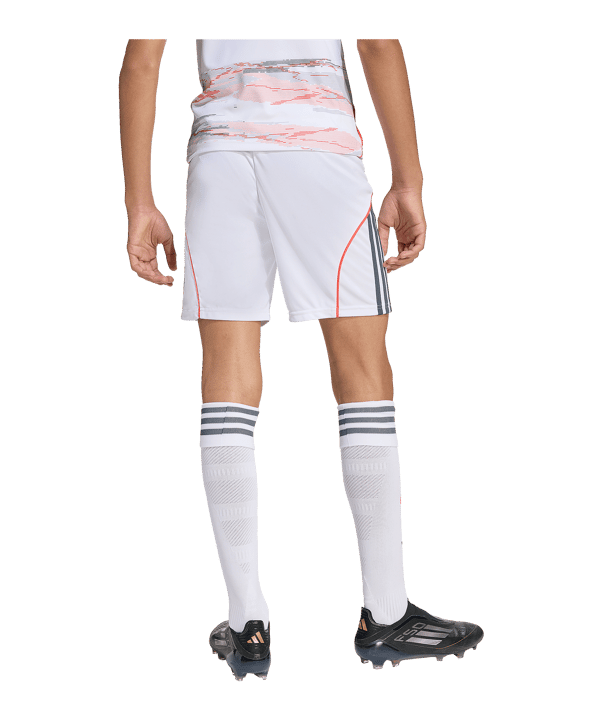 adidas FC Bayern München Short Away 2025/2026 Kids Weiß - weiss