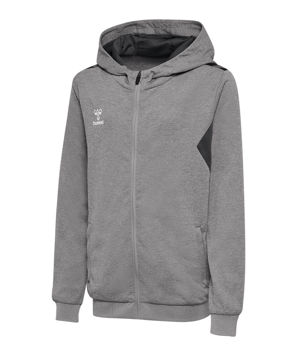 Hummel AUTHENTIC PL Kapuzenjacke Kids Grau F2006 - grau