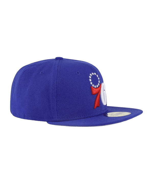 New Era Philadelphia 76ers Team Cap Blau - blau