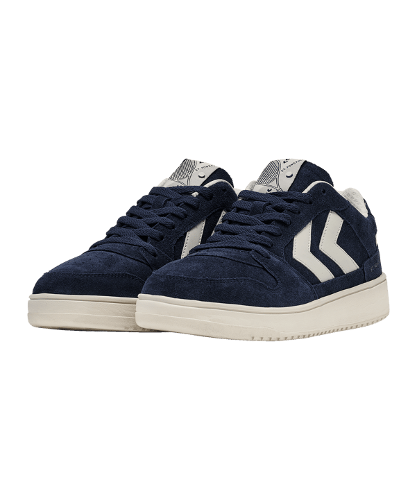 Hummel St. Power Play Suede Sneaker Blau F7003 - blau