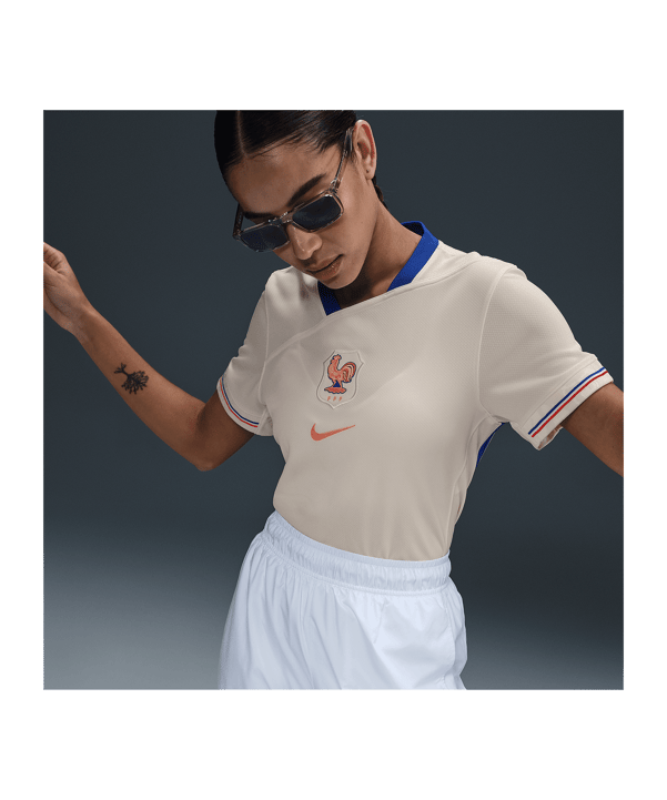 Nike FFF Frankreich Trikot Away 2025 Damen Beige F110 - beige