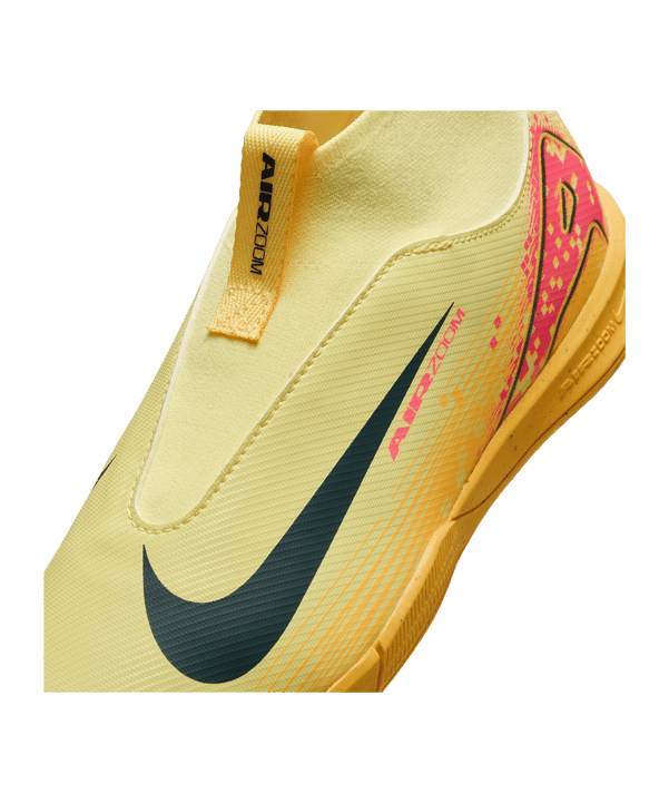 Nike Jr Air Zoom Mercurial Superfly X Academy IN  Mbappe Signature Kids Orange Blau F800 - orange