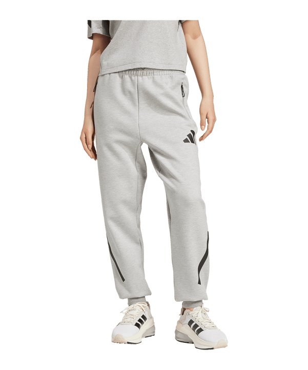 adidas Sportswear Z.N.E. Hose Damen Grau - grau