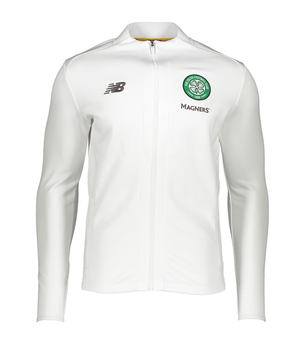 New Balance Celtic Glasgow Game Jacke Weiss F3 - weiss
