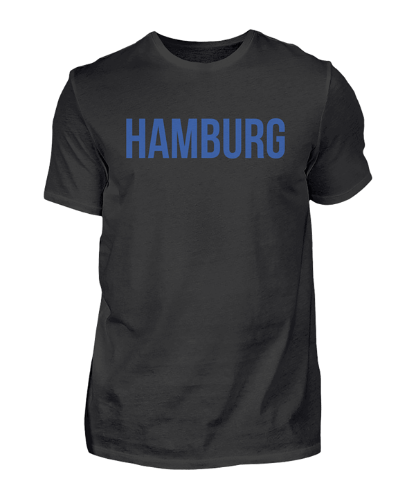 T-Shirt "Hamburg" Schwarz - schwarz