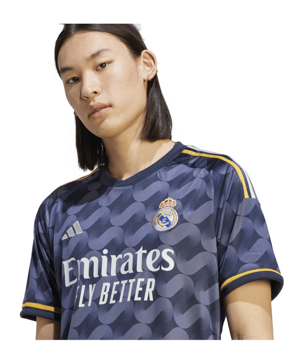 adidas Real Madrid Trikot Away 2023/2024 Blau - blau