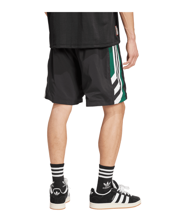 adidas Originals 90s Football Short Black - schwarz