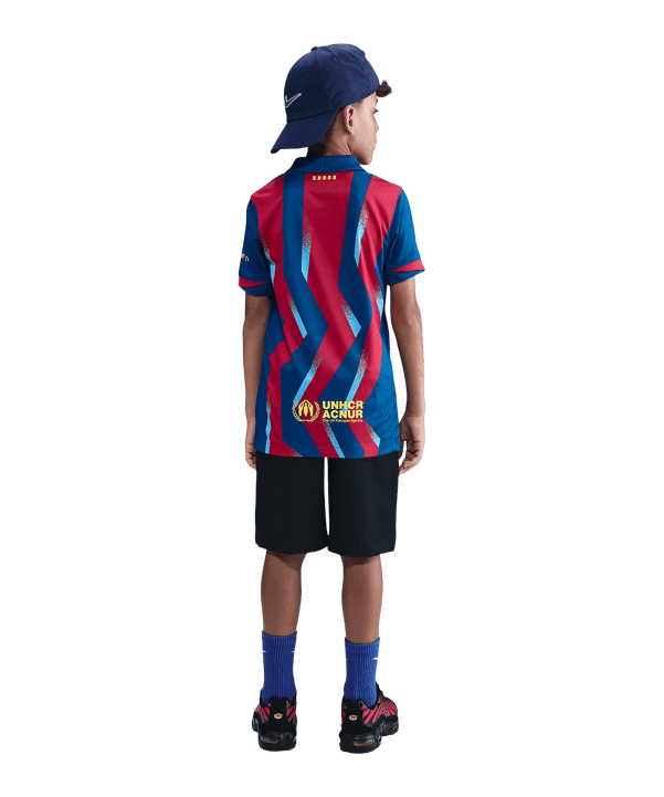 Nike FC Barcelona 4th Trikot 2025/2026 Kids Blau F432 - blau