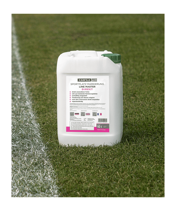 Cawila LINE MASTER Rasenmarkierungsfarbe DIREKT | weiß | 10 Liter Trainingzubehör Weiß - weiss