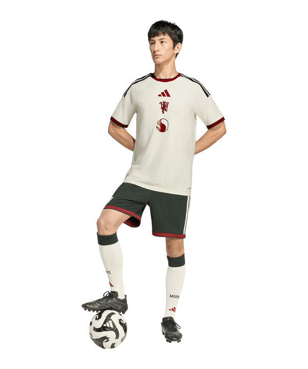 adidas Manchester United Authentic Maglietta 3rd 2026/2027 Beige - beige