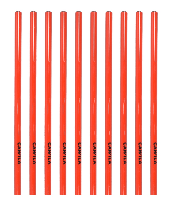 Cawila PRO Trainingsstange (25mmx100cm) Rot - rot